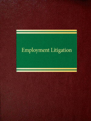 cover image of Employment Litigation